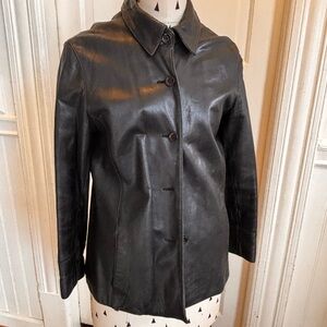 Vintage GAP Leather Jacket
90s
Black
Small